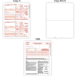 Office Depot® Brand W-2/1099 Laser Form Sets And Envelopes With Software, 6-Part/4-Part, 8-1/2" x 11", Pack Of 50 Form Sets, 1202323