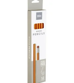 Office DepotĀ® Brand Wood Pencils, #2 Lead, Medium, Pack of 12