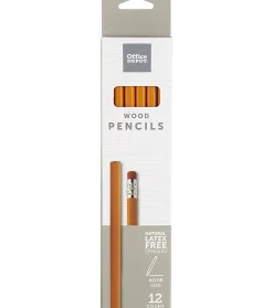 Office Depot® Brand Wood Pencils, #2 Lead, Medium, Pack of 12