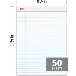 Office Depot® Brand Writing Pads, 8-1/2