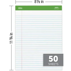 Office Depot® Brand Writing Pads, 8-1/2