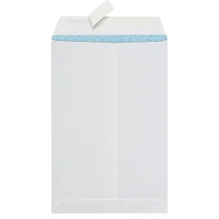 Office DepotĀ® Brand 6" x 9" Catalog Envelopes, Clean Seal, White, Security, Box Of 100