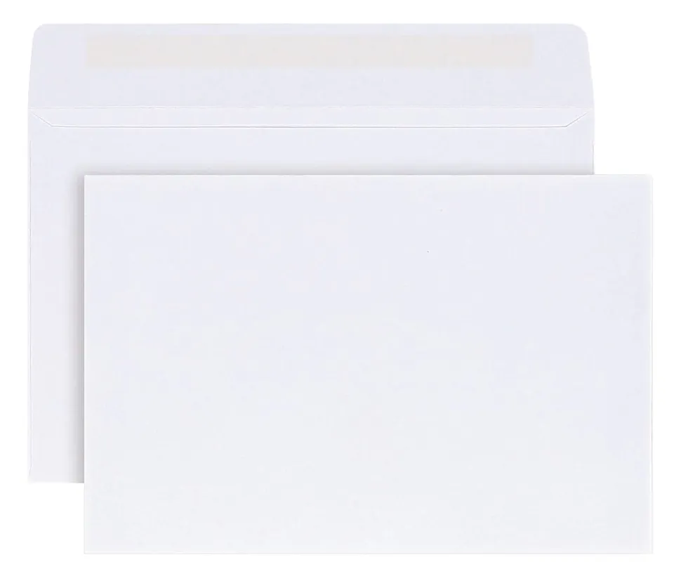 Office Depot® Brand 6" x 9" Catalog Envelopes, Booklet, Gummed Seal, White, Box Of 100