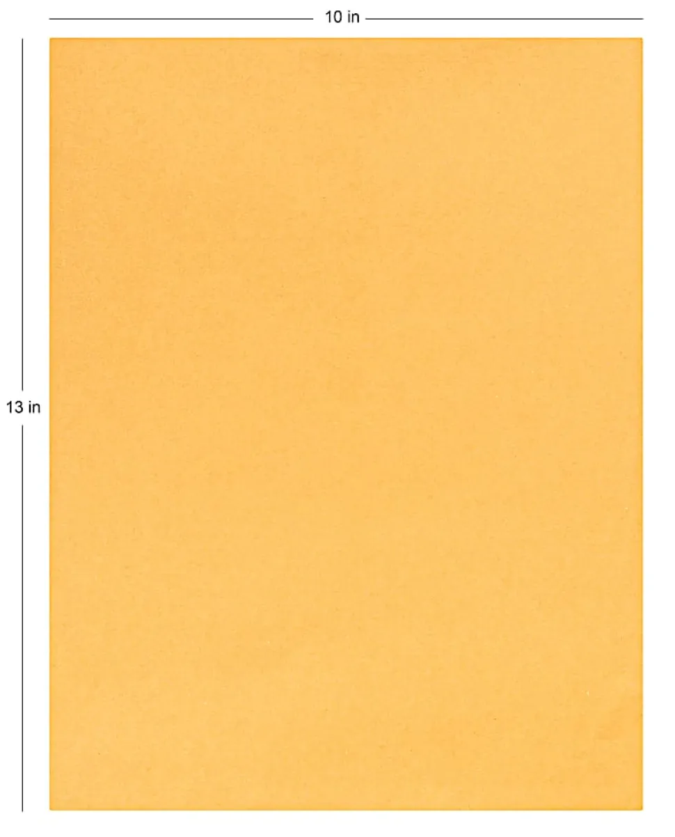 Office Depot® Brand 10" x 13" Manila Catalog Envelopes, Gummed Seal, Brown Kraft, Box Of 250