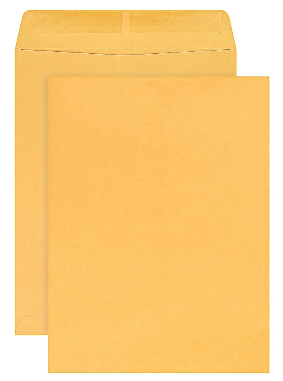 Office Depot® Brand 9" x 12" Manila Catalog Envelopes, Gummed Seal, Brown Kraft, Box Of 100