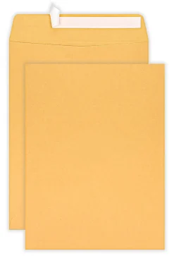 Office Depot® Brand 10" x 13" Manila Catalog Envelopes, Clean Seal, Brown Kraft, Box Of 100