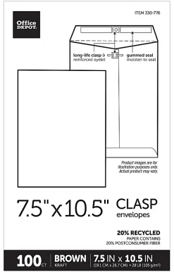 Office Depot® Brand 7-1/2