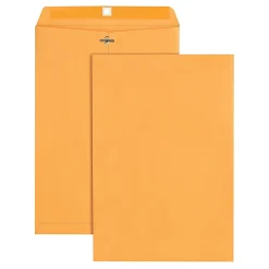 Office DepotĀ® Brand 10" x 15" Manila Envelopes, Clasp Closure, Brown Kraft, Box Of 100