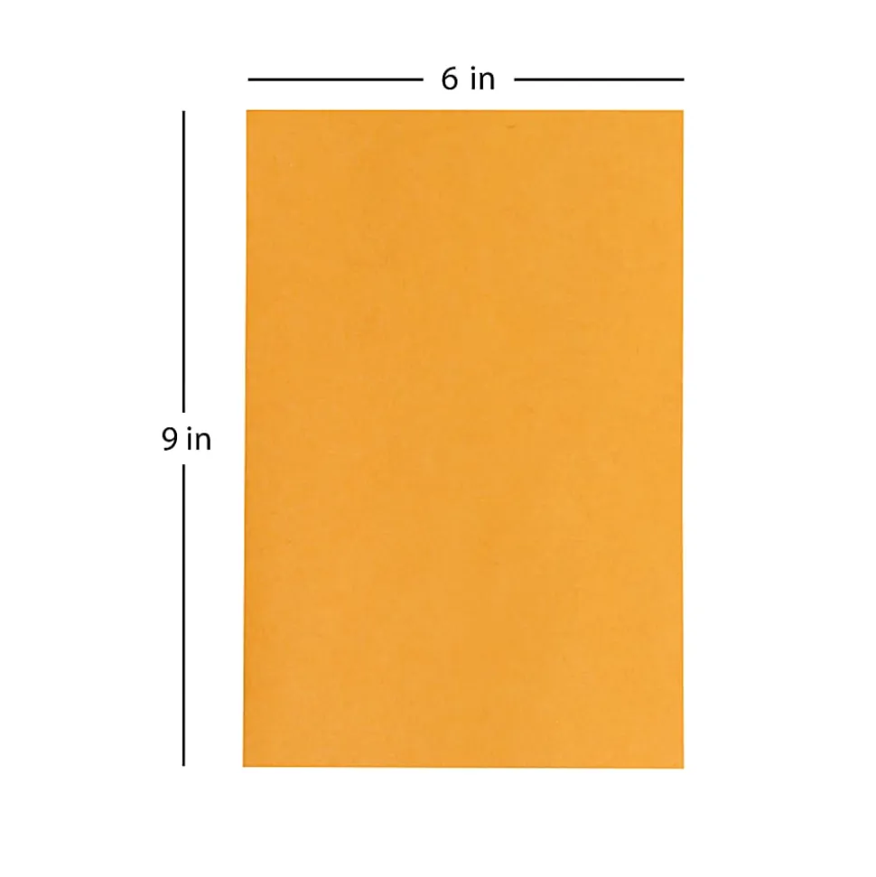 Office Depot® Brand 6" x 9" Manila Envelopes, Clasp Closure, Brown Kraft, Box Of 100