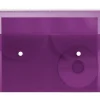 Office Depot® Brand Zippered Bag, 9-1/2" x 13", Purple