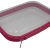 Office Depot® Clear Pencil Case With Trim, 9" x 6-3/4", Assorted Colors