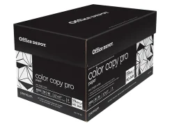 Office Depot® Color Copy Paper, 4 Reams, White, Ledger (11" x 17"), 2000 Sheets Per Case, 28 Lb, 98 Brightness