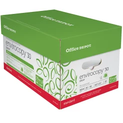 Office Depot® EnviroCopy® Copy Paper, 10 Reams, White, Letter (8.5