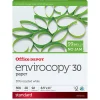 Office Depot® EnviroCopy® Copy Paper, 1 Ream, White, Letter (8.5" x 11"), 500 Sheets Per Ream, 20 Lb, 92 Brightness, 30% Recycled, 651201CPRM