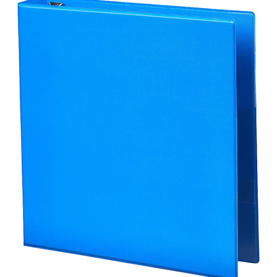 Office Depot® Heavy-Duty 3-Ring Binder, 1 1/2" D-Rings, 34% Recycled, Blue