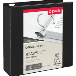 Office Depot® Heavy-Duty View 3-Ring Binder, 3