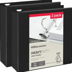 Office Depot® Heavy-Duty View 3-Ring Binder, 3
