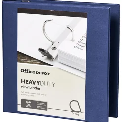 Office Depot® Heavy-Duty View 3-Ring Binder, 2