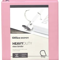 Office Depot® Heavy-Duty View 3-Ring Binder, 1 1/2