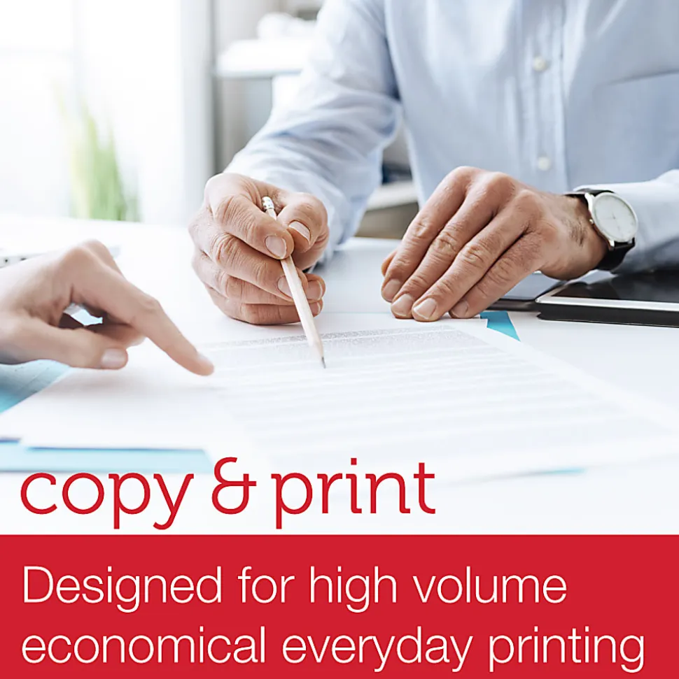 Office Depot® ImagePrint® Multi-Use Printer & Copy Paper, 10 Reams, White, Letter Size, 5000 Sheets Per Case, 20 Lb, 98 Brightness - 1821