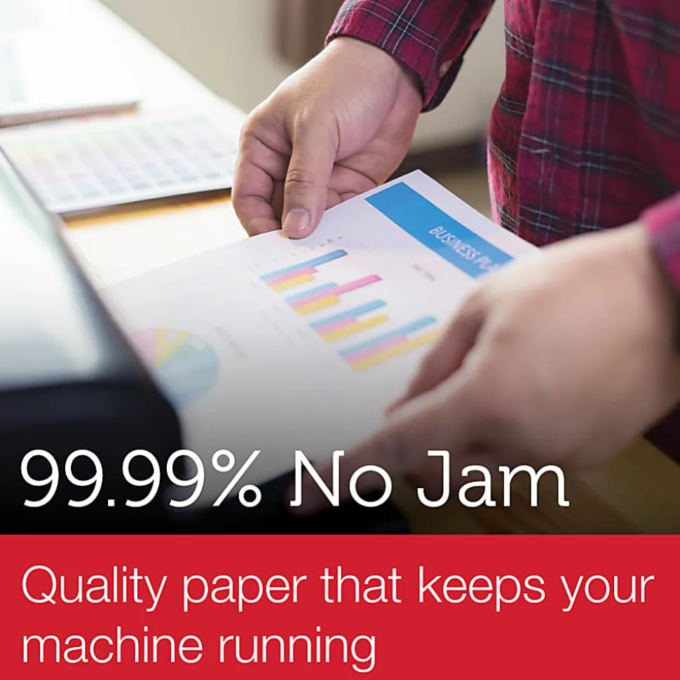 Office Depot® ImagePrint® Multi-Use Printer & Copy Paper, 5 Reams, White, Letter Size, 2500 Sheets Per Case, 20 Lb, 98 Brightness - 1914
