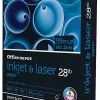 Office Depot® Inkjet And Laser Paper, 1 Ream, White, Letter Size (8 1/2" x 11"), Ream Of 500 Sheets, 28 Lb, 98 Brightness