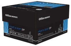 Office Depot® Inkjet Or Laser Paper, 3 Reams, White, Letter Size Paper, 500 Sheets Per Ream, 24 Lb, 98 Brightness