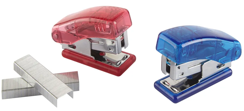 Office Depot® Mini Stapler with Built-In Remover, 2-1/4", Assorted Colors
