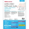 Office Depot® 1099-MISC Laser Tax Forms With Software, 4-Part, 2-Up, 8-1/2" x 11", Pack Of 25 Form Sets