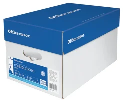 Office Depot® Multi-Use Printer & Copy Paper, 5 Reams, White, Ledger (11" x 17"), 2500 Sheets Per Case, 20 Lb, 96 Brightness