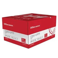 Office Depot® Multi-Use Printer & Copy Paper, 3 Reams, White, Letter (8.5" x 11"), 1500 Sheets Per Case, 20 Lb, 92 Brightness