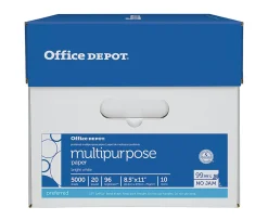 Office Depot® Multi-Use Printer & Copy Paper, 10 Reams, White, Letter (8.5
