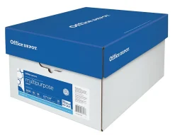 Office Depot® Multi-Use Printer & Copy Paper, 1 Ream, White, Letter (8.5" x 11"), 500 Sheets Per Ream, 20 Lb, 92 Brightness, OD8411RM
