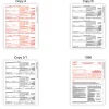 Office Depot® 1099-NEC Laser Tax Forms, 4-Part, 2-Up, 8-1/2" x 11", Pack Of 50 Form Sets