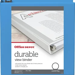 Office Depot® 3-Ring Durable View Binder, 2