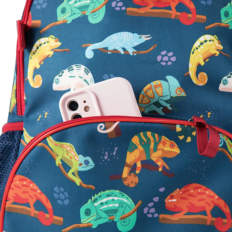 Office Depot® School Backpack And Lunch Box Set, Blue Iguana