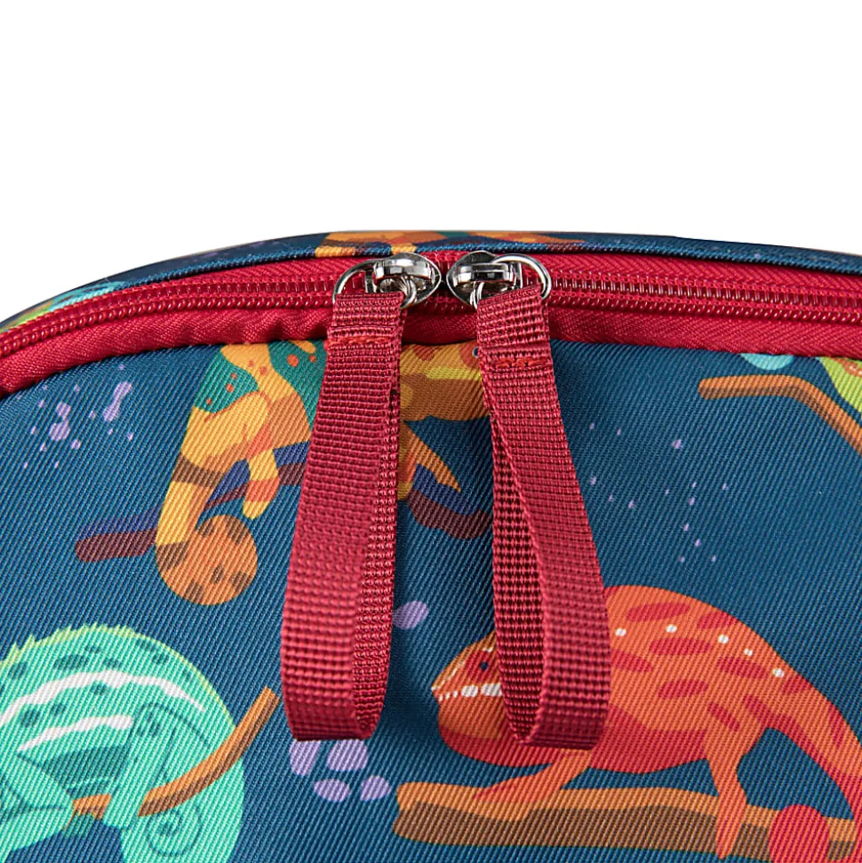 Office Depot® School Backpack And Lunch Box Set, Blue Iguana