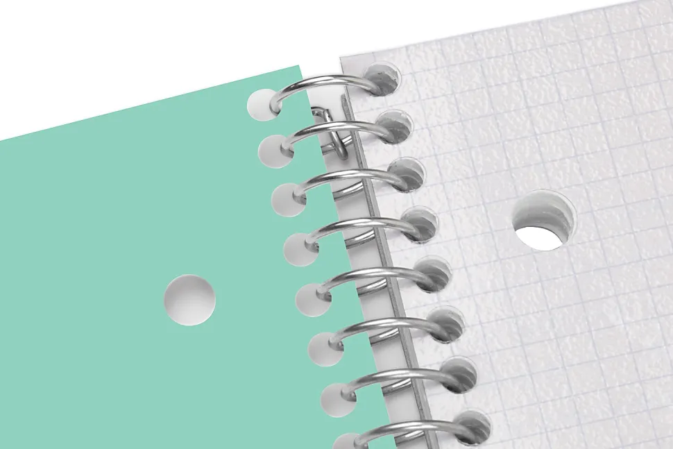 Office Depot® Stellar Poly Notebooks, 8-1/2" x 11", 1 Subject, Quadrille Ruled, 100 Sheets, Assorted Colors, Pack Of 6 Notebooks