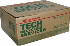 Office Depot Tech Recycling Box, Small, 8"H x 18"W x 15"D