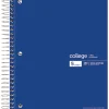 Office Depot® Wirebound Notebooks, 8 1/2" x 11", 5 Subjects, College Ruled, 180 Sheets, Assorted Colors, Pack Of 6 Notebooks