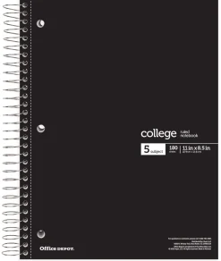 Office Depot® Wirebound Notebooks, 8 1/2