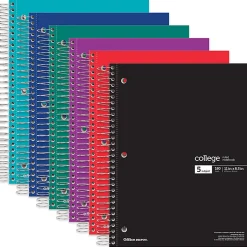 Office Depot® Wirebound Notebooks, 8 1/2