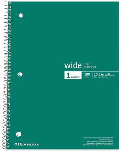 Office Depot® Wirebound Notebooks, 8