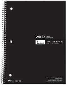 Office Depot® Wirebound Notebooks, 8