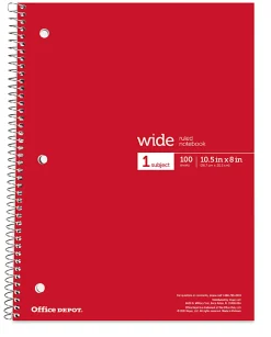 Office Depot® Wirebound Notebooks, 8