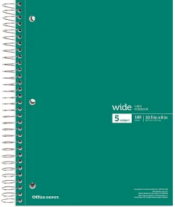 Office Depot® Wirebound Notebooks, 8