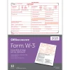 Office Depot® W-3 Laser Tax Forms, 1-Part, 8-1/2" x 11", Pack Of 10 Forms, 520091025