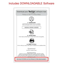 Office Depot® W-2 Laser Tax Forms With Software, 6-Part, 2-Up, 8-1/2" x 11", Pack Of 50 Form Sets, 56225