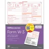 Office Depot® W-3 Laser Tax Forms, 1-Part, 8-1/2" x 11", Pack Of 10 Forms, 520091024