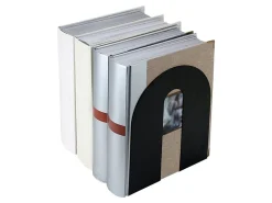 Officemate® OIC® Magnetic Heavy-Duty Bookends, 10" x 8" x 8", Black, Set Of 2